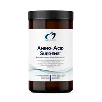 Amino Acid Supreme™ supplement jar with dark lid and front label