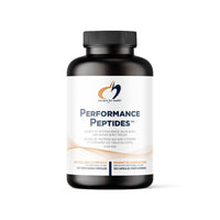 Performance Peptides™ supplement bottle with black cap