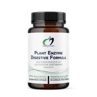 Designs for Health plant enzyme digestive formula bottle, 90 vegetarian capsules