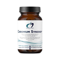 Designs for Health Chromium Synergy veggie caps bottle, black cap