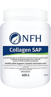 NFH Collagen SAP supplement jar, white, 400 g
