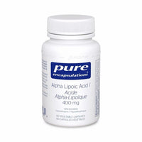 Pure Encapsulations Alpha Lipoic Acid 400 mg veggie capsules bottle