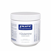 Pure Encapsulations L-Glutamine powder jar, white label, white cap, 227 g