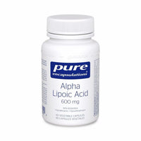 Pure Encapsulations Alpha Lipoic Acid 600 mg veggie capsules bottle