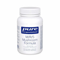 Pure Encapsulations M/R/S Mushroom Formula veggie supplement bottle with white cap