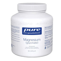 Pure Encapsulations Magnesium (glycinate) supplement bottle, 180 capsules
