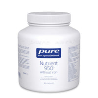 Pure Encapsulations Nutrient 950 without iron supplement bottle, 180 capsules