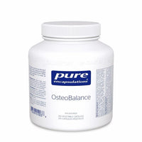 Pure Encapsulations OsteoBalance 210 veggie capsule bottle, white with cap and label