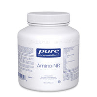 Amino-NR supplement bottle with white cap; pure encapsulations label