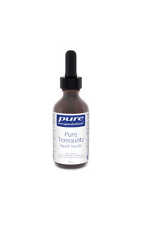 Pure Encapsulations Pure Tranquility liquid supplement bottle with dropper cap