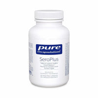 Pure Encapsulations SeroPlus 120 veggie capsules bottle, white plastic with blue label.