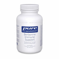Berberine immune support supplement bottle with white cap, labeled 120 capsules