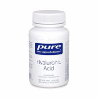 Hyaluronic Acid supplement bottle with white cap and front label