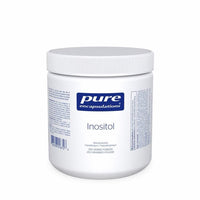 Inositol supplement jar by Pure Encapsulations with white screw-top lid