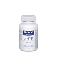 Pure Encapsulations 5-HTP 100 mg supplement bottle, 60 capsules