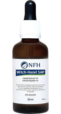 NFH Witch-Hazel SAP 50 ml amber dropper bottle, label on front