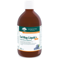 Brown bottle of liquid vitamin mineral supplement with label