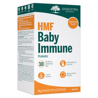 Genestra HMF Baby Immune probiotic supplement box, 24 g powder for suspension
