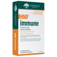 Genestra HMF Immune supplement box with label and 30 chewable tablets