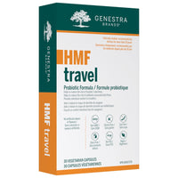 Genestra HMF Travel veggie caps supplement box