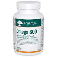 Genestra Omega 800 essential fatty acid softgels bottle, 60 count