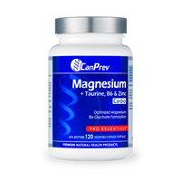 CanPrev Magnesium supplement bottle with blue label and white cap