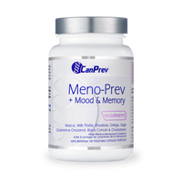 Veggie supplement bottle with white cap and blue women label