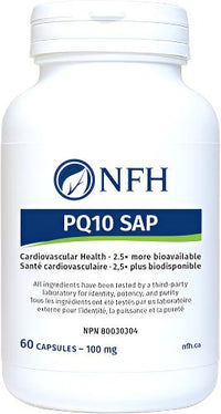 NFH PQ10 SAP supplement bottle, 60 capsules, 100 mg