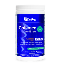 CanPrev Collagen Muscle Tone powder jar, blue label, 250 g