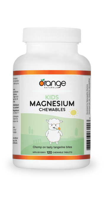Kids Magnesium Chewables 50mg - Tangerine
