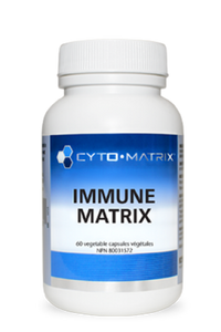 Cyto-Matrix Immune Matrix supplement bottle with 60 veggie capsules label