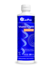 CanPrev Vitamin C 1000 liposomal citrus vanilla bottle, 450 ml