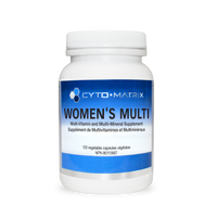 Cyto-Matrix Women's Multi veggie caps supplement bottle with label and cap