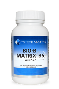 Cyto-Matrix Bio-B Matrix B6 bottle with label and 60 veggie capsules