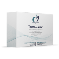 Tricobalamin™ 60 lozenges box with health brand logo and product name